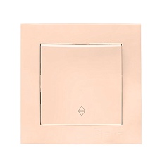 Валенсия выключатель 1-кл. 10А кремовый проходной EKF PROxima EWV10-025-20