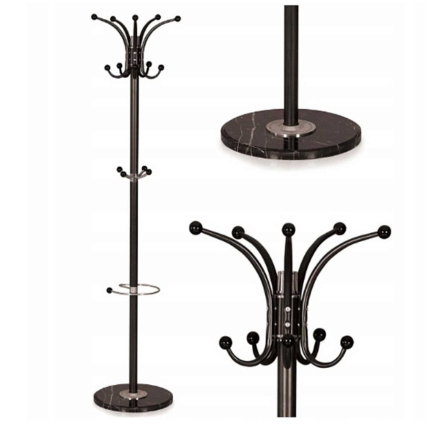 Напольная вешалка AksHome Antika черный, металл 50626 Фото № 3