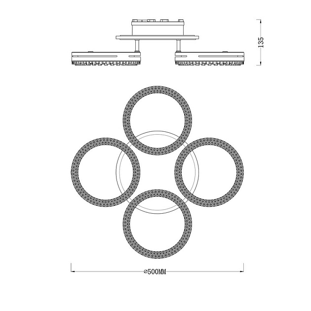 Потолочная люстра Escada FIANIT 10282/4LED Фото № 6