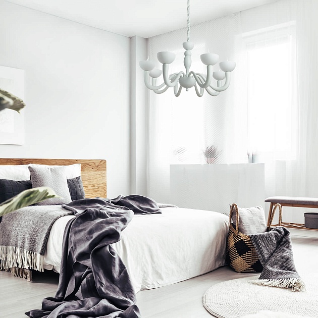 Подвесная люстра Divinare Bianca 7091/01 LM-8 изображение 5 Подвесная люстра Divinare Bianca 7091/01 LM-8 Фото № 5