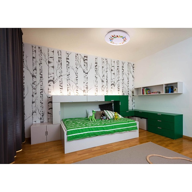 Настенно-потолочный светодиодный светильник MW-Light Улыбка 365015801 изображение 3 Настенно-потолочный светодиодный светильник MW-Light Улыбка 365015801 Фото № 3