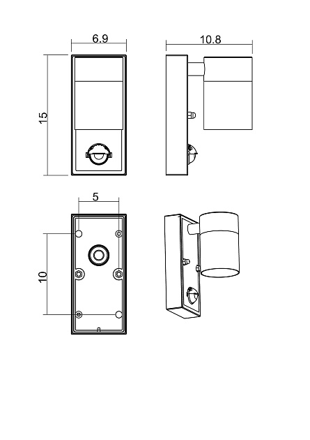 Уличный настенный светильник Arte Lamp Mistero A3322AL-1BK изображение 2 Уличный настенный светильник Arte Lamp Mistero A3322AL-1BK Фото № 2