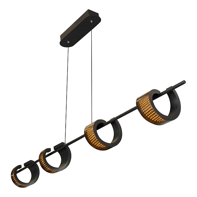 Подвесная светодиодная люстра iLedex Fomo X154448 BK изображение Подвесная светодиодная люстра iLedex Fomo X154448 BK Фото №