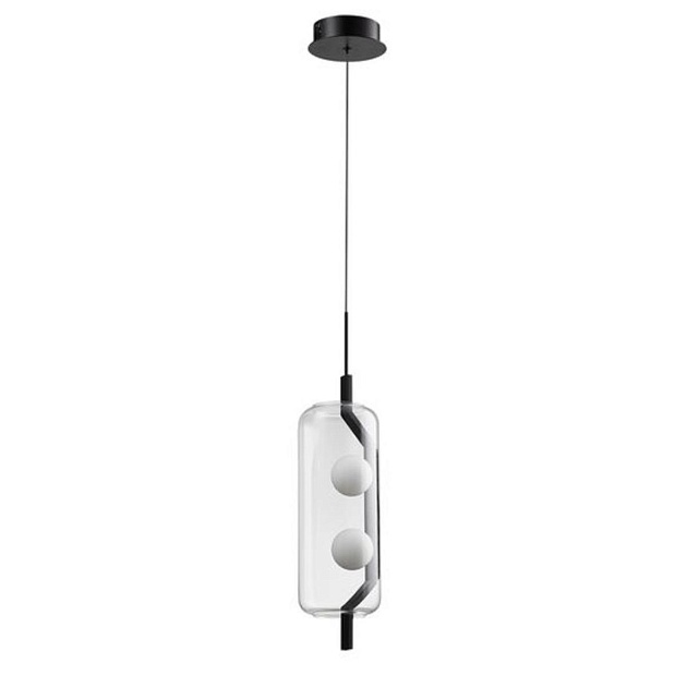 Подвесной светодиодный светильник Arte Lamp Geneva A2341SP-2BK Фото № 