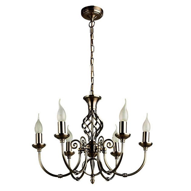 Подвесная люстра Arte Lamp Zanzibar A8392LM-6AB Фото № 