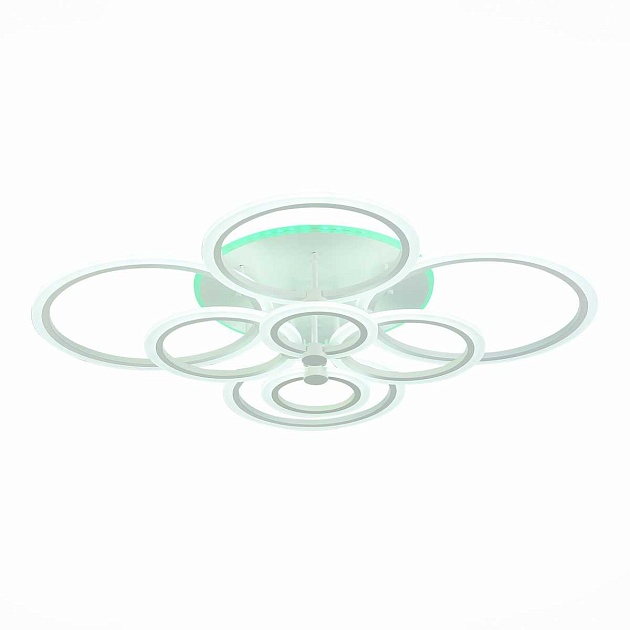 Потолочная светодиодная люстра Evoluce Cerina SLE500552-08RGB изображение 6 Потолочная светодиодная люстра Evoluce Cerina SLE500552-08RGB Фото № 6