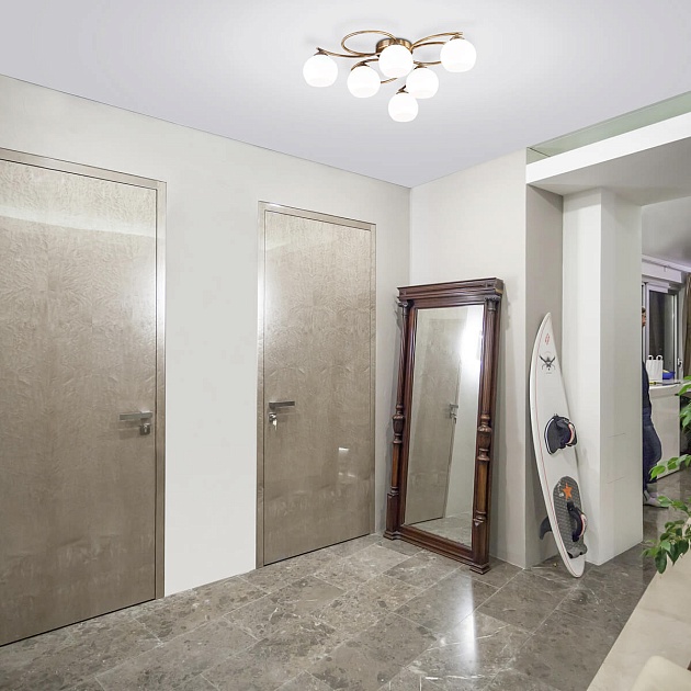 Потолочная люстра Eurosvet 30144/6 античная бронза изображение 5 Потолочная люстра Eurosvet 30144/6 античная бронза Фото № 5