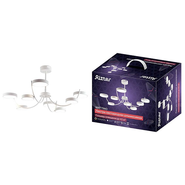 Потолочная люстра Ritter MATTINO 51661 7 изображение Потолочная люстра Ritter MATTINO 51661 7 Фото №