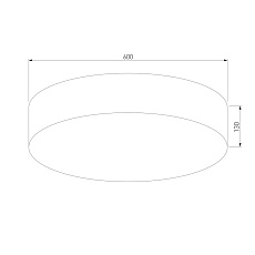 Потолочный светильник TK Lighting 1587 Rondo Black 2