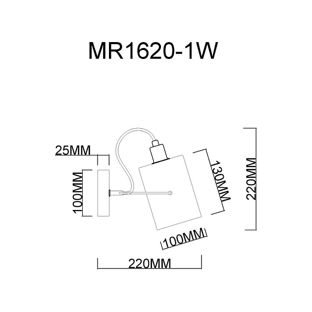 Бра MyFar Sara MR1620-1W Фото № 2