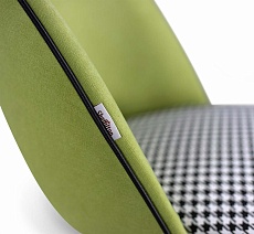 Офисный стул Sheffilton SHT-ST34-3/S64 оливковый/гусиная лапка/хром лак 9131512801 3