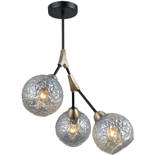 Подвесная люстра Illumico IL0263-3PSQ-79 BK AB изображение Подвесная люстра Illumico IL0263-3PSQ-79 BK AB Фото №