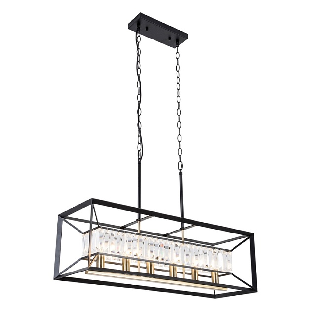 Подвесная люстра Lussole Loft Carrollton LSP-8740 Фото № 