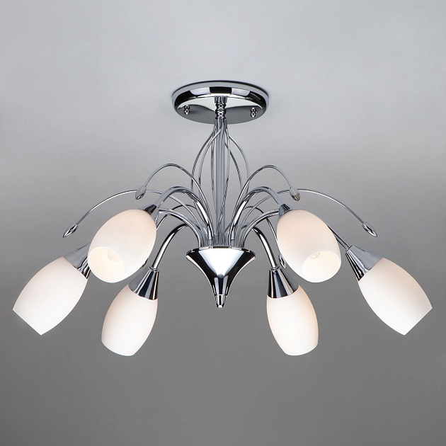 Потолочная люстра Eurosvet 22080/6 хром Фото № 