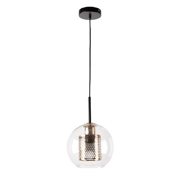 Подвесной светильник ЭкономСвет 30123/1S BK+COP CL Фото № 