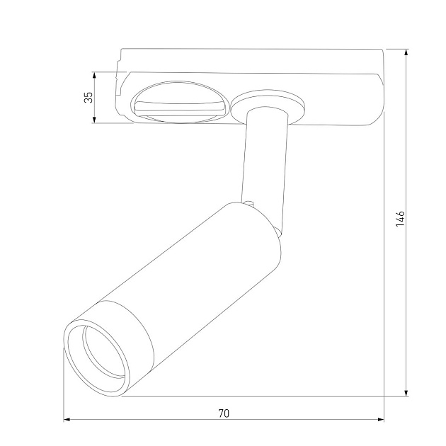 Трековый светодиодный светильник TK Lighting 3383 Tracer Фото № 3