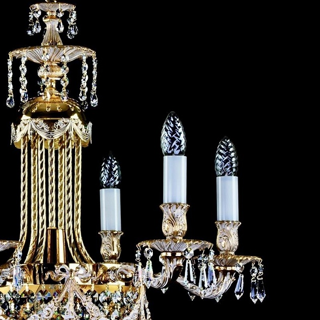 Подвесная люстра Artglass Fountain White Gold CE изображение 2 Подвесная люстра Artglass Fountain White Gold CE Фото № 2