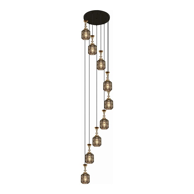 Подвесная люстра Reluce 02003-0.9-09 Smoke изображение Подвесная люстра Reluce 02003-0.9-09 Smoke Фото №