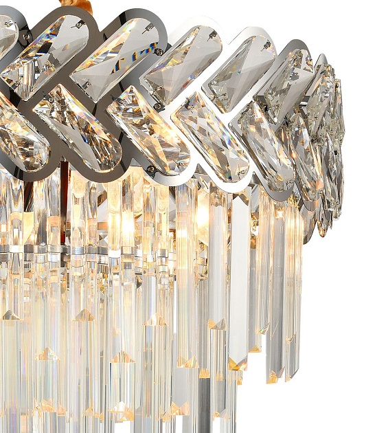 Подвесная люстра Natali Kovaltseva Armour 81436/8C Chrome Фото № 2