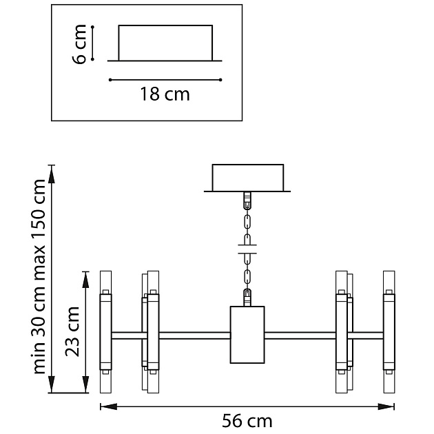 Подвесная светодиодная люстра Lightstar Iris 734247 изображение 6 Подвесная светодиодная люстра Lightstar Iris 734247 Фото № 6