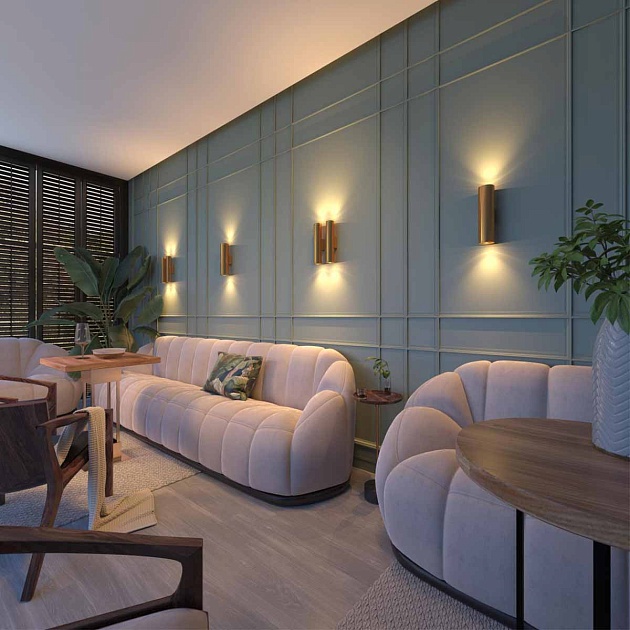 Настенный светодиодный светильник Odeon Light Hightech Dario 3833/2WA изображение 2 Настенный светодиодный светильник Odeon Light Hightech Dario 3833/2WA Фото № 2