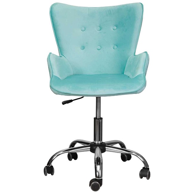 Поворотное кресло AksHome Bella мятный, велюр 64731 Фото № 4