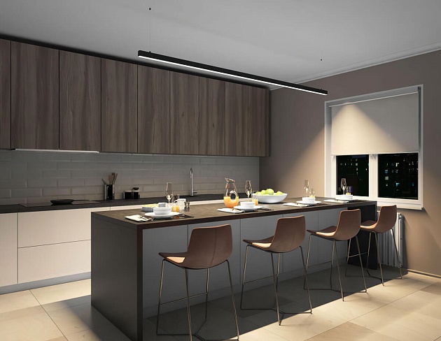 Подвесной светодиодный светильник Denkirs DK9254-BK изображение 4 Подвесной светодиодный светильник Denkirs DK9254-BK Фото № 4