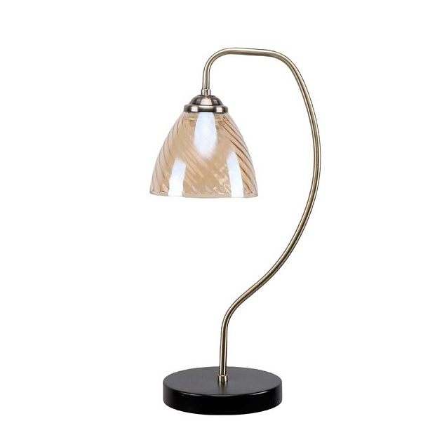 Настольная лампа ЭкономСвет 13115/1T AB+MBK BR Фото № 