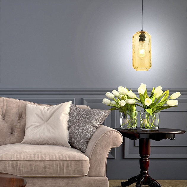 Подвесной светильник Escada Rise 10177/1S Black/Yellow изображение 3 Подвесной светильник Escada Rise 10177/1S Black/Yellow Фото № 3