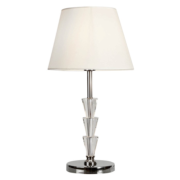 Настольная лампа iLamp Alesti T2424-1 Nickel Фото № 