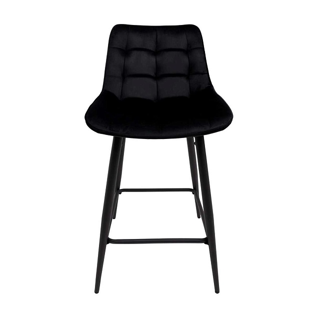 Полубарный стул AksHome Linx черный, велюр 86209 Фото № 12