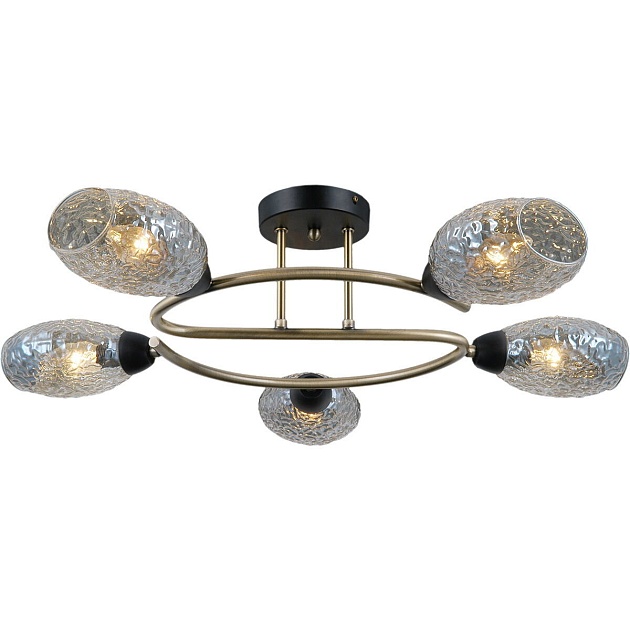 Потолочная люстра Illumico IL0300-5CSQ-79 BK AB Фото № 
