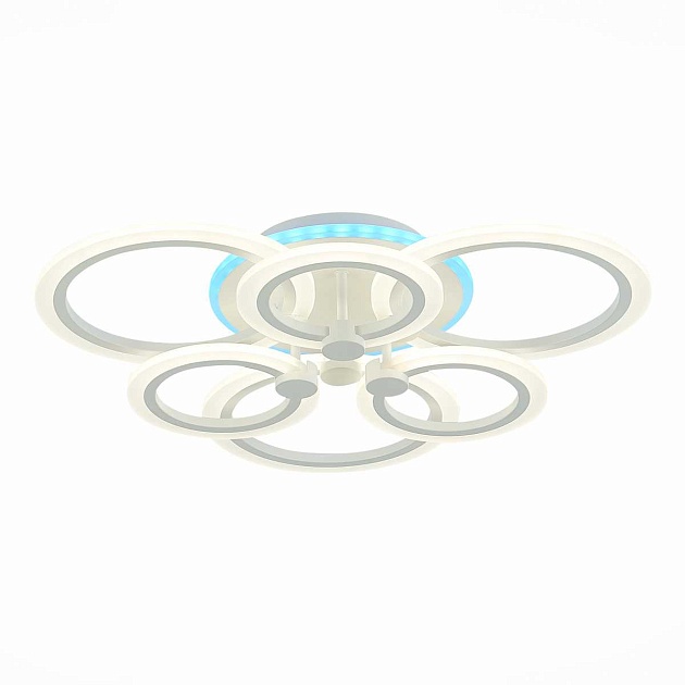 Потолочная светодиодная люстра Evoluce Cerina SLE500652-06RGB Фото № 