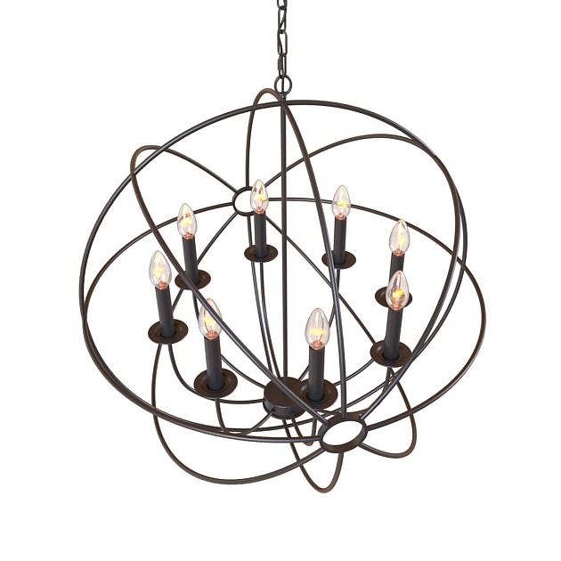 Подвесная люстра Loft IT Foucaults Orb Loft1192-8 Фото № 3