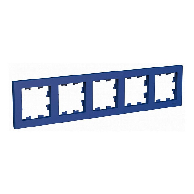 Рамка 5-постовая Schneider Electric AtlasDesign аквамарин ATN001105 изображение Рамка 5-постовая Schneider Electric AtlasDesign аквамарин ATN001105 Фото №