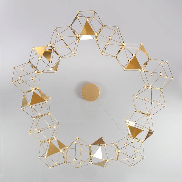 Подвесной светодиодный светильник Eurosvet Uma 90369/15 медь Фото № 4