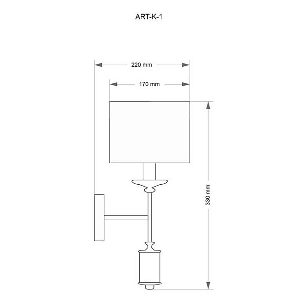 Бра Kutek Mood Artu ART-K-1 (N) Фото № 2