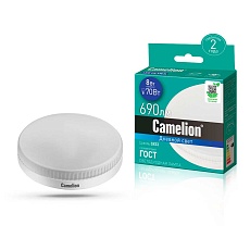 Лампа светодиодная Camelion GX53 8W 6500K LED8-GX53/865/GX53 13614