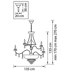 Подвесная люстра Osgona Classic 700511 2