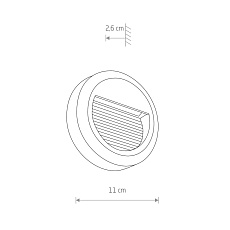 Уличный светодиодный светильник Nowodvorski Sidewalk Round Led 8147 1