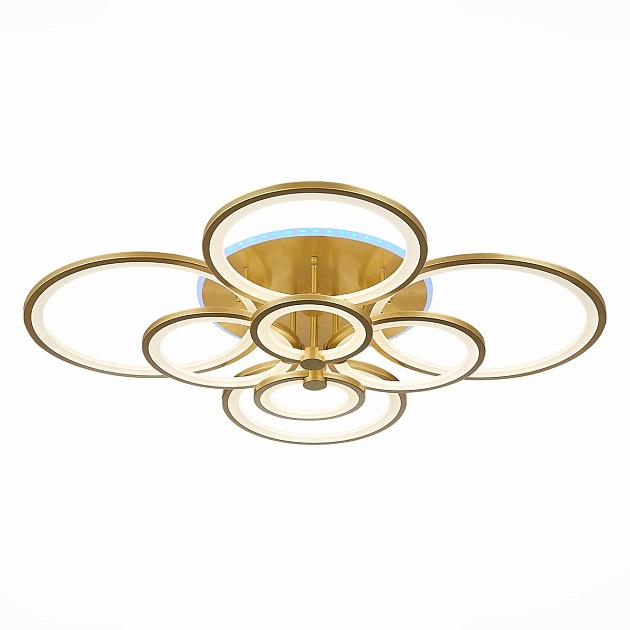 Потолочная светодиодная люстра Evoled Leto SLE200322-08RGB изображение Потолочная светодиодная люстра Evoled Leto SLE200322-08RGB Фото №