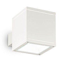 Уличный настенный светильник Ideal Lux Snif Ap1 Square Bianco 144276