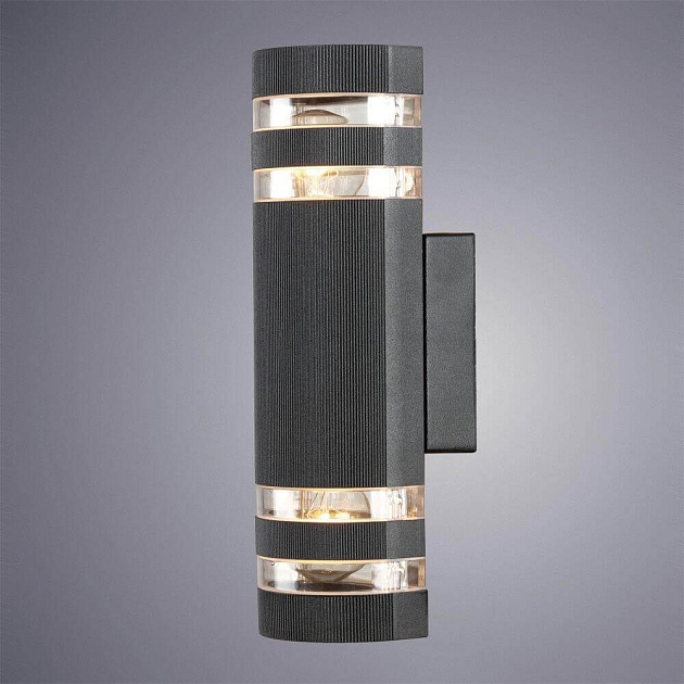 Уличный настенный светильник Arte Lamp Metro A8162AL-2BK изображение 2 Уличный настенный светильник Arte Lamp Metro A8162AL-2BK Фото № 2