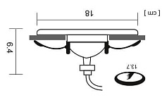Встраиваемый светильник Arte Lamp A6664PL-1BK 1