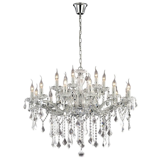 Подвесная люстра Ideal Lux Florian SP18 Cromo 075150 Фото № 