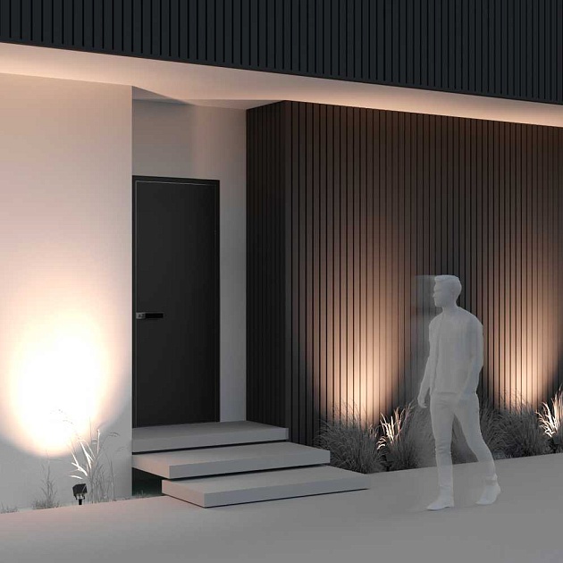 Ландшафтный светодиодный светильник Maytoni Ares O309FL-L8B3K изображение 5 Ландшафтный светодиодный светильник Maytoni Ares O309FL-L8B3K Фото № 5