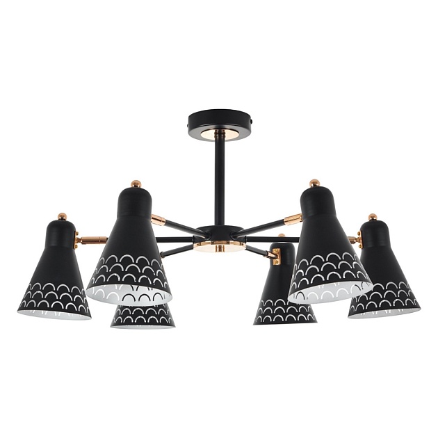 Потолочная люстра MyFar Chilly MR1531-6C изображение 7 Потолочная люстра MyFar Chilly MR1531-6C Фото № 7