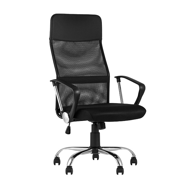 Офисное кресло TopChairs Benefit черное D-200 black изображение 1 Офисное кресло TopChairs Benefit черное D-200 black Фото № 1