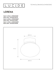 Потолочный светильник Lucide Lorena 03140/18/62 1