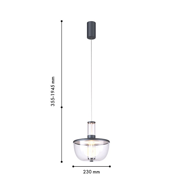 Подвесной светодиодный светильник Favourite Flaska 4312-1P Фото № 2